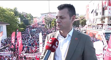 CHP'nin ''Millet İradesine Sahip Çıkıyor'' mitingi Tekirdağ'da... CHP'li Ertürk: ''Türkiye hızla demokrasiden uzaklaşmaktadır''