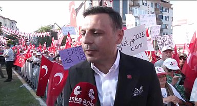 CHP'nin ''Millet İradesine Sahip Çıkıyor'' mitingi Tekirdağ'da... Özgür Çelik: ''İnsanlar adalete, özgürlüğe susamış durumdalar''