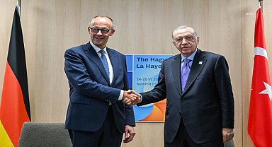 Cumhurbaşkanı Erdoğan, Almanya Başbakanı Merz ile bir araya geldi