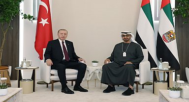 Cumhurbaşkanı Erdoğan, Birleşik Arap Emirlikleri Devlet Başkanı Al Nahyan ile görüştü