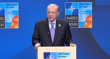 Cumhurbaşkanı Erdoğan: F-35 konusunda 1 milyar 300-400 milyon dolar ödeme yaptık ve F-35'leri alma noktasında Sayın Trump'ın da iyi niyetli olduğunu gördük