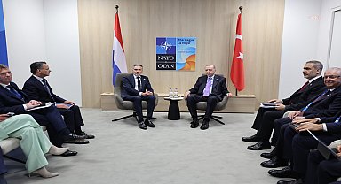 Cumhurbaşkanı Erdoğan, Hollanda Schoof ile bir araya geldi