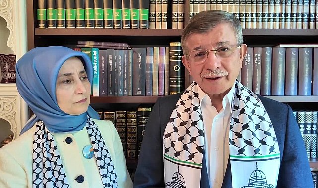 Davutoğlu çiftinden Gazze için çağrı: Refah Kapısı’nda buluşalım