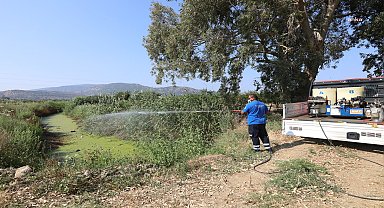 Efes Selçuk’ta halk sağlığı için kapsamlı ilaçlama çalışması