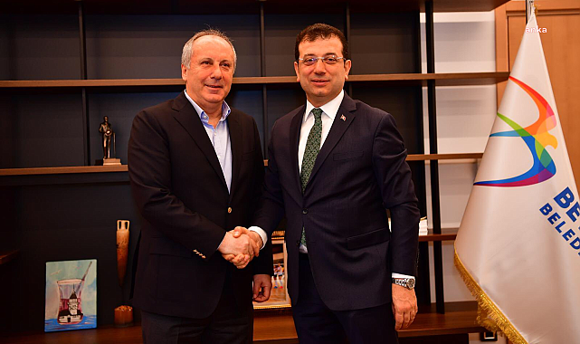 Ekrem İmamoğlu’ndan Muharrem İnce’ye: “Aramıza hoş geldiniz”