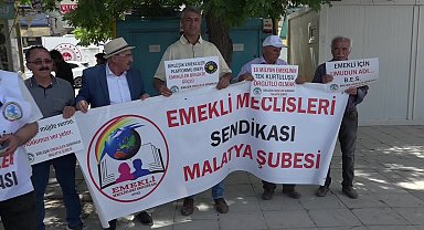 Emekliler Malatya'da açıklama yaptı: Bayram harçlığı olarak verdiğiniz 4 bin lira, gecikmiş fatura ödemeye yetiyor