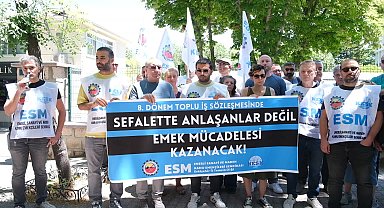 Eskişehir’de kamu emekçilerinden açıklama: “Gerçek bir toplu iş sözleşmesi masası istiyoruz”