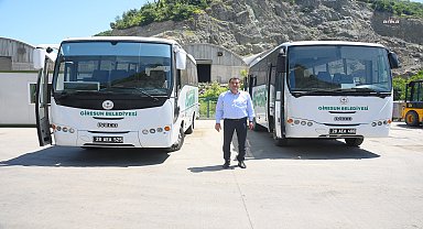 Giresun Belediyesi, araç filosuna 2 otobüs kazandırdı
