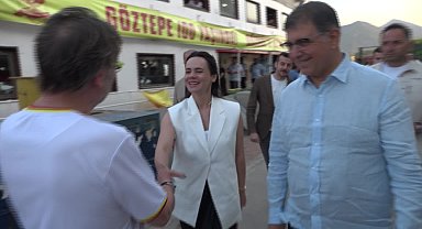 Göztepe’nin 100. yılında gökyüzü sarı-kırmızı