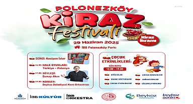 İBB ve Beykoz Belediyesi iş birliğinde düzenlenecek Polonezköy Kiraz Festivali için geri sayım başladı