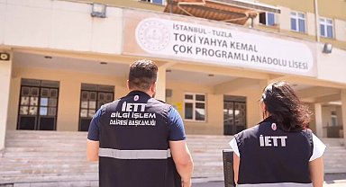 İETT’den bir okula daha bilgisayar laboratuvarı 