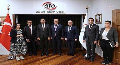 Irak Büyükelçiliği Ticaret Ataşesi Alwan, ATO Başkanı Baran'ı ziyaret etti