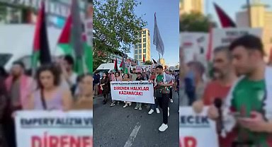 İsrail'in İran'a yönelik saldırıları İstanbul'da protesto edildi