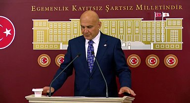İYİ Partili Çömez, DEM Partili Aslan'ın Meclis'ten üç birleşim çıkarma cezası verilmesi için TBMM Başkanlığına başvurduklarını açıkladı