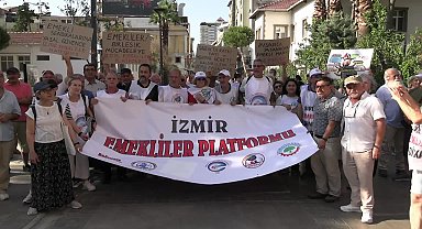 İzmir’de emeklilerden geçim isyanı: “TÜİK değil toplu sözleşme”