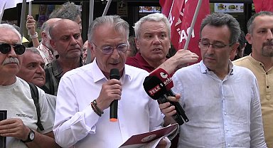İzmir’de İsrail protestosu... “Madleen Gemisi’ne müdahale hukuk ihlalidir” 