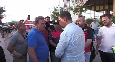 İzmir Konak'ta depoda çıkan yangın... Büyükşehir Belediye Başkanı Tugay: “Savcılık ilgili bilirkişiyi atamış, incelemeye başlanmış”