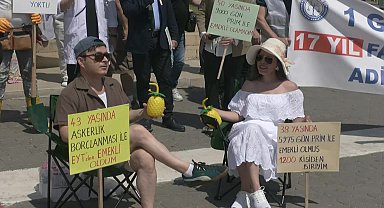 Kademeli emeklilik bekleyenler Kadıköy'de eylem yaptı:
