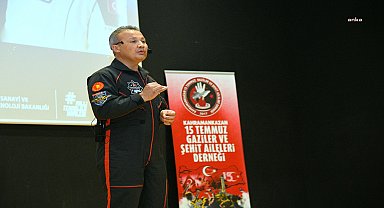Kahramankazan, Türkiye'nin ilk astronotu Alper Gezeravcı'yı ağırladı