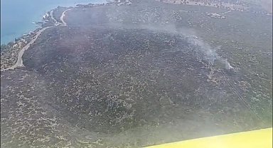 Karaburun ve Foça yangınları kontrol altına alındı, bölgede soğutma çalışmaları sürüyor