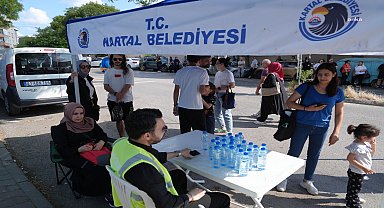 Kartal Belediyesi’nden LGS'ye giren öğrencilere ve ailelerine ikram