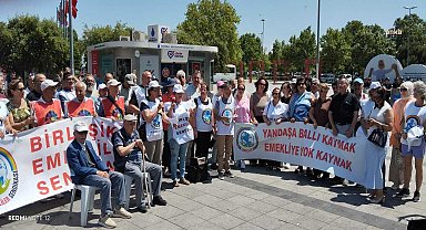 Kartal'da eylem yapan emekliler: Krizi biz yaratmadık, faturasını da biz ödemek istemiyoruz