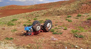 Kırıkkale'de traktörün devrilmesi sonucu sürücü yaşamını yitirdi