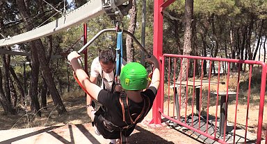 Konak’ın Macera Parkı’nda eğlence başladı