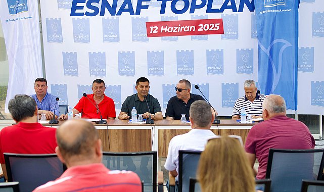 Kuşadası Belediye Başkanı Günel, Kadınlar Denizi Mahallesi esnafı ile buluştu