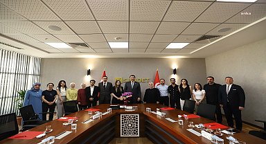 Mahmut Arıkan, öğretmen heyetini kabul etti