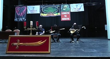 Malatya’da Muharrem ayı kapsamında Erenler Cemevi’nden Kerbela paneli