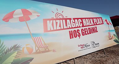 Manavgat Belediyesi Kızılağaç Halk Plajı hizmete açıldı