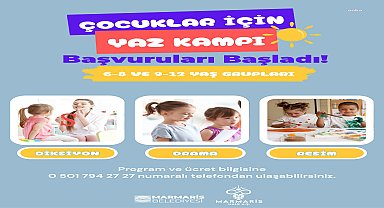 Marmaris Belediyesi'nden çocuklara yaz kampı