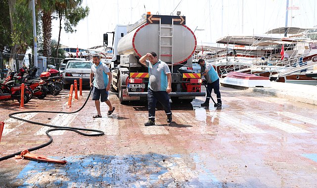 Marmaris Belediyesi’nin hizmet seferberliğinin ikinci durağı Bozburun oldu