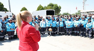 Merkezefendi Belediye Başkanı Doğan, personel ile bayramlaştı 