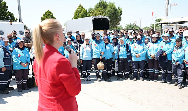 Merkezefendi Belediye Başkanı Doğan, personel ile bayramlaştı