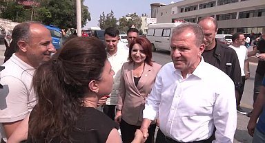 Mersin Büyükşehir Belediye Başkanı Seçer, Güneykent Pazar Yeri’ni ziyaret etti