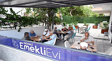 Mersin Büyükşehir Belediyesi Erdemli Emekli Evi hizmete açıldı