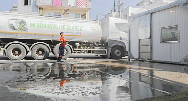 Mersin Büyükşehir Belediyesi’nden kurban kesim alanlarında temizlik çalışması