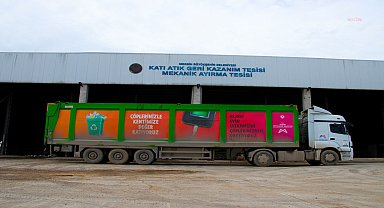 Mersin'de atık aktarma istasyonlarından günde bin 750 ton evsel atık taşınıyor