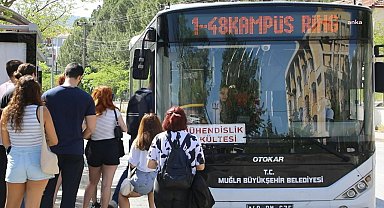 Muğla Büyükşehir Belediyesi, Menteşe-Akyaka güzergahını öğrencilere 1 TL yaptı
