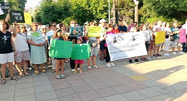 Muğla'da zeytinlik yasasına tepki 