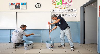 Narlıdere Belediyesi’nden okullara bakım onarım desteği