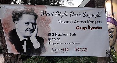 Nazım Hikmet Bornova’da şiirleriyle anıldı
