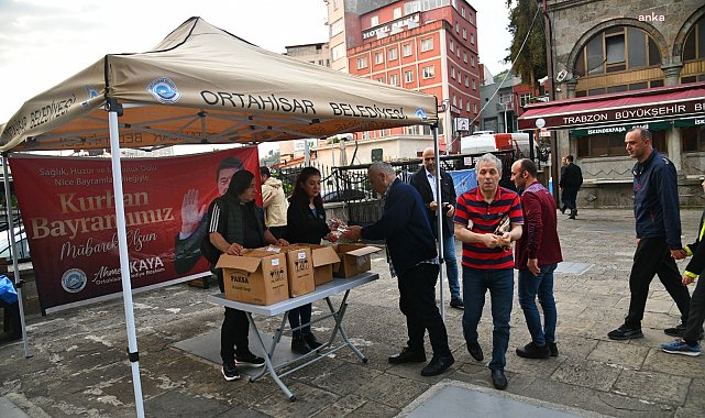 Ortahisar Belediyesi, kurban bağış çadırı kurdu