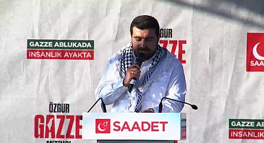 Özgür Gazze mitingi... Ekrem İmamoğlu: