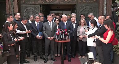 Özgür Özel, TESK'i ziyaret etti... Özel: