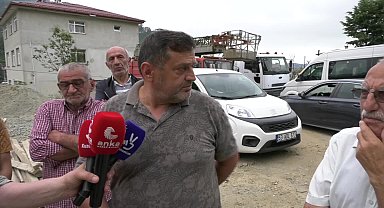 Rize Güneysu'da mahalle halkı ikinci müftülük binası çalışmalarına tepki gösterdi: 