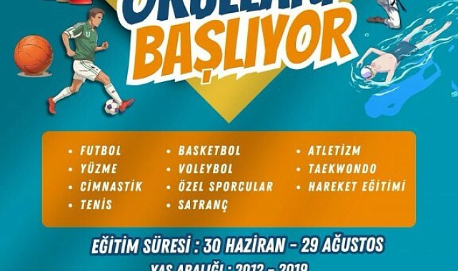 Silivri Belediyesi Yaz Spor Okulları başlıyor