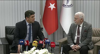 Siyasi partiler arası bayramlaşma… Yeniden Refah Partisi heyeti, DEM Parti heyetiyle bayramlaştı... Yeniden Refah Partililer: